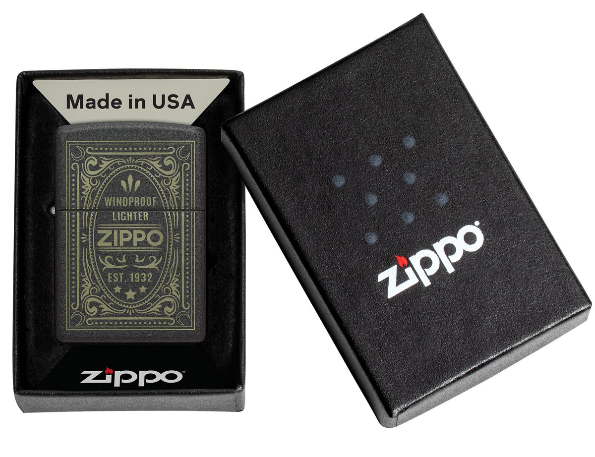 Wzór Etykieta Zippo