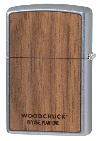 Widok z tyłu zapalniczka Zippo Woodchuck