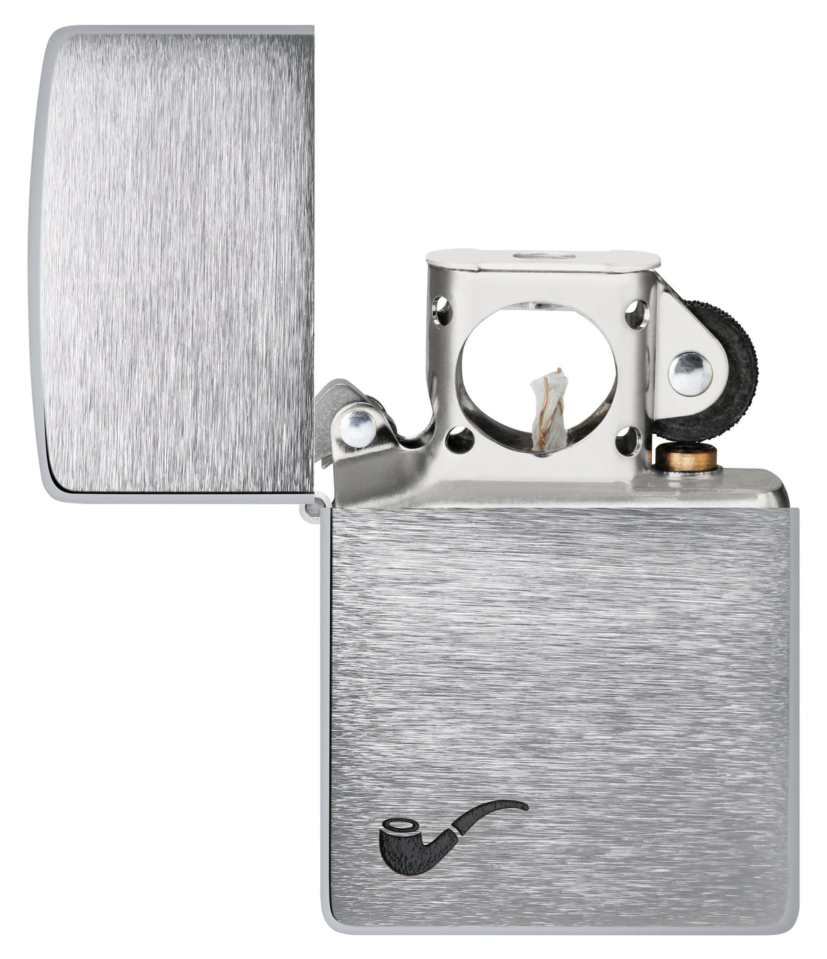 Pipe Chrome Brushed