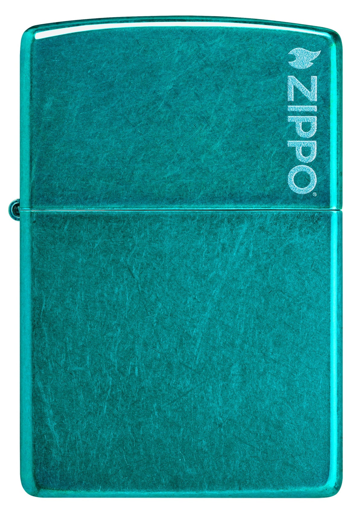 Classic Candy Teal Zippo Logo