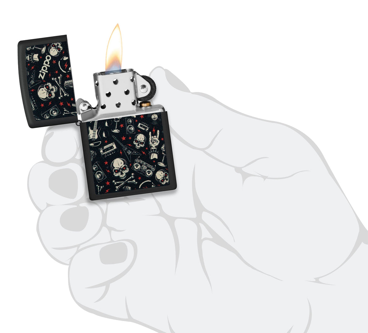 Grunt Pattern with Skulls