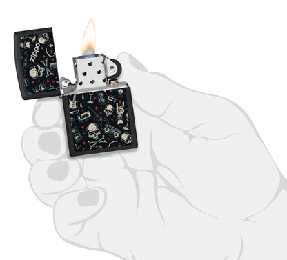 Grunt Pattern with Skulls