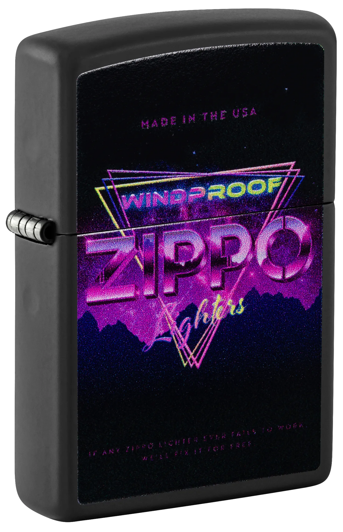 Neonowy wzór Zippo