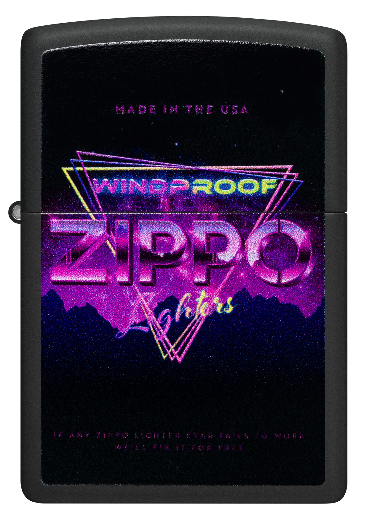 Neonowy wzór Zippo