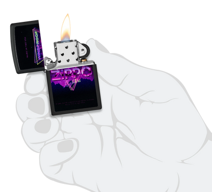 Neonowy wzór Zippo