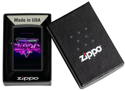 Neonowy wzór Zippo