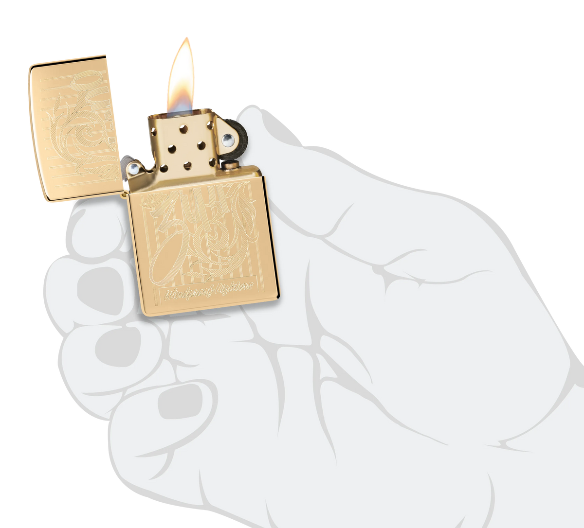 Wzór filigranu Zippo