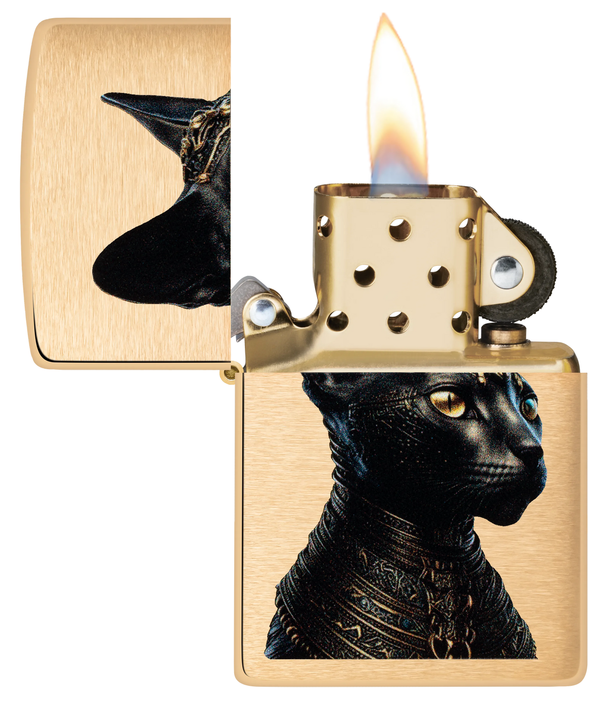 Wzór nawiązujący do bogini Bastet