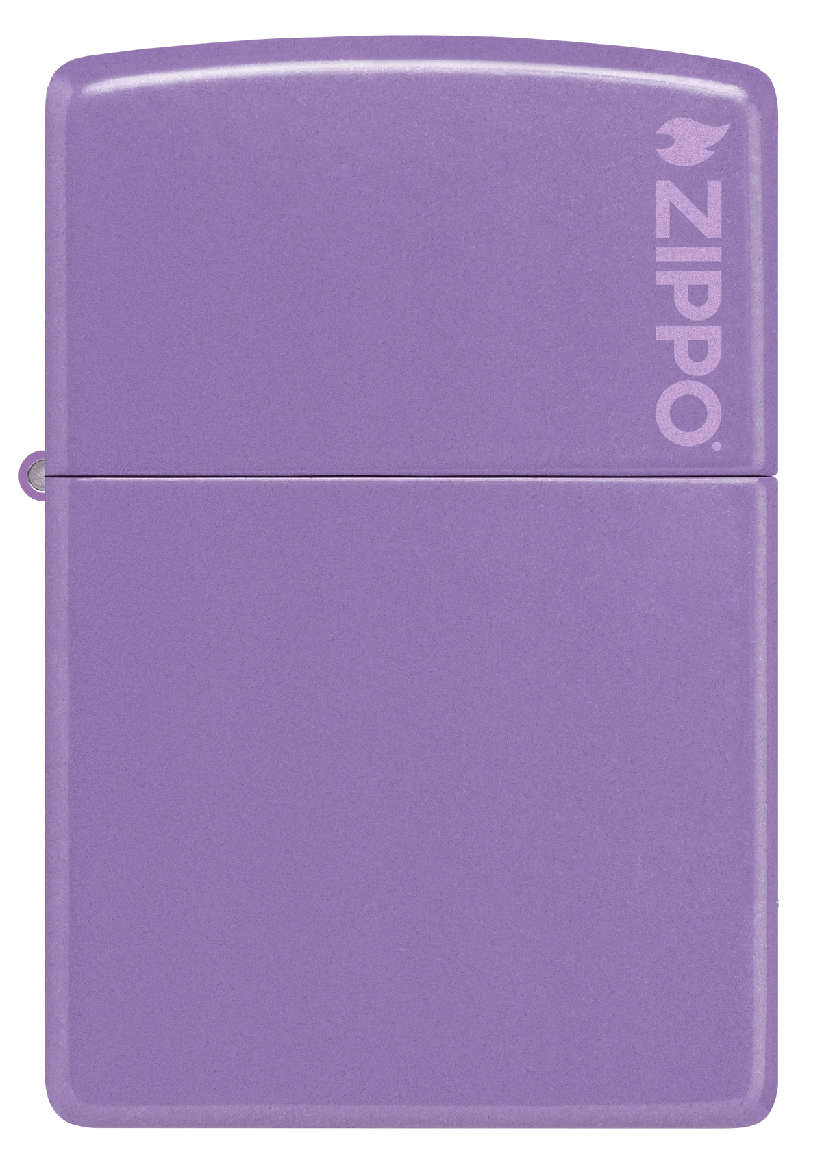 Klasyczne logo Zippo z przydymionym motywem lawendy