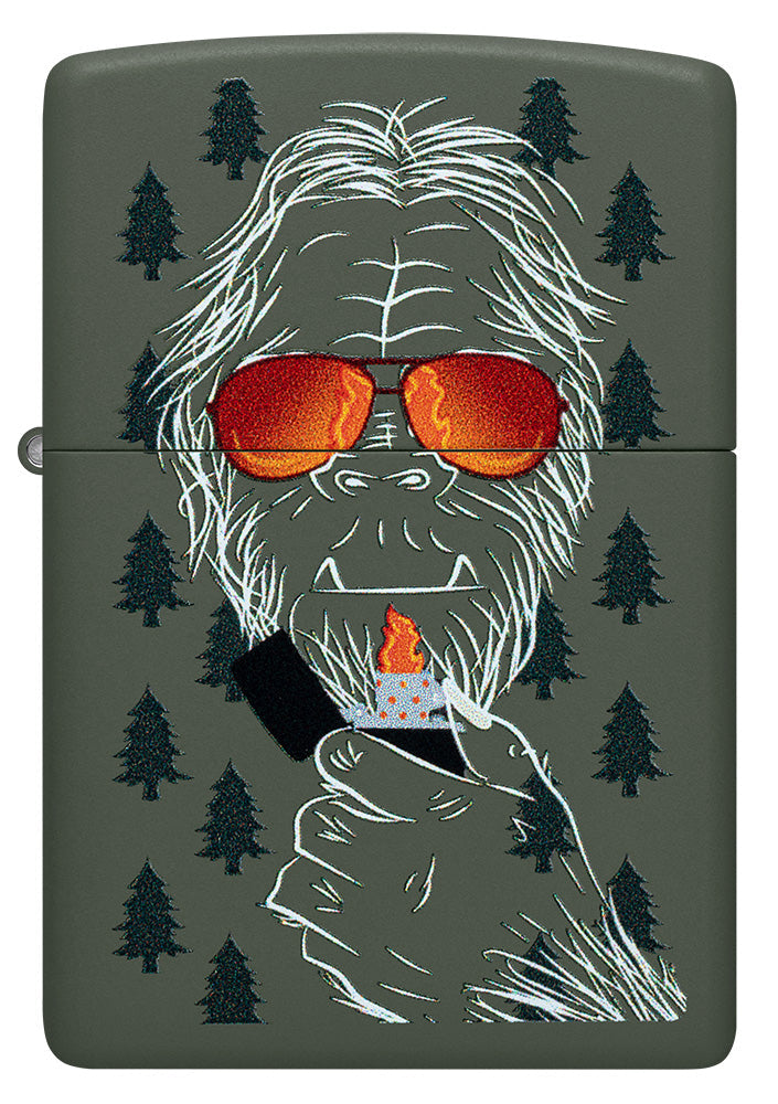 Wzór nawiązujący do Zippo Bigfoot