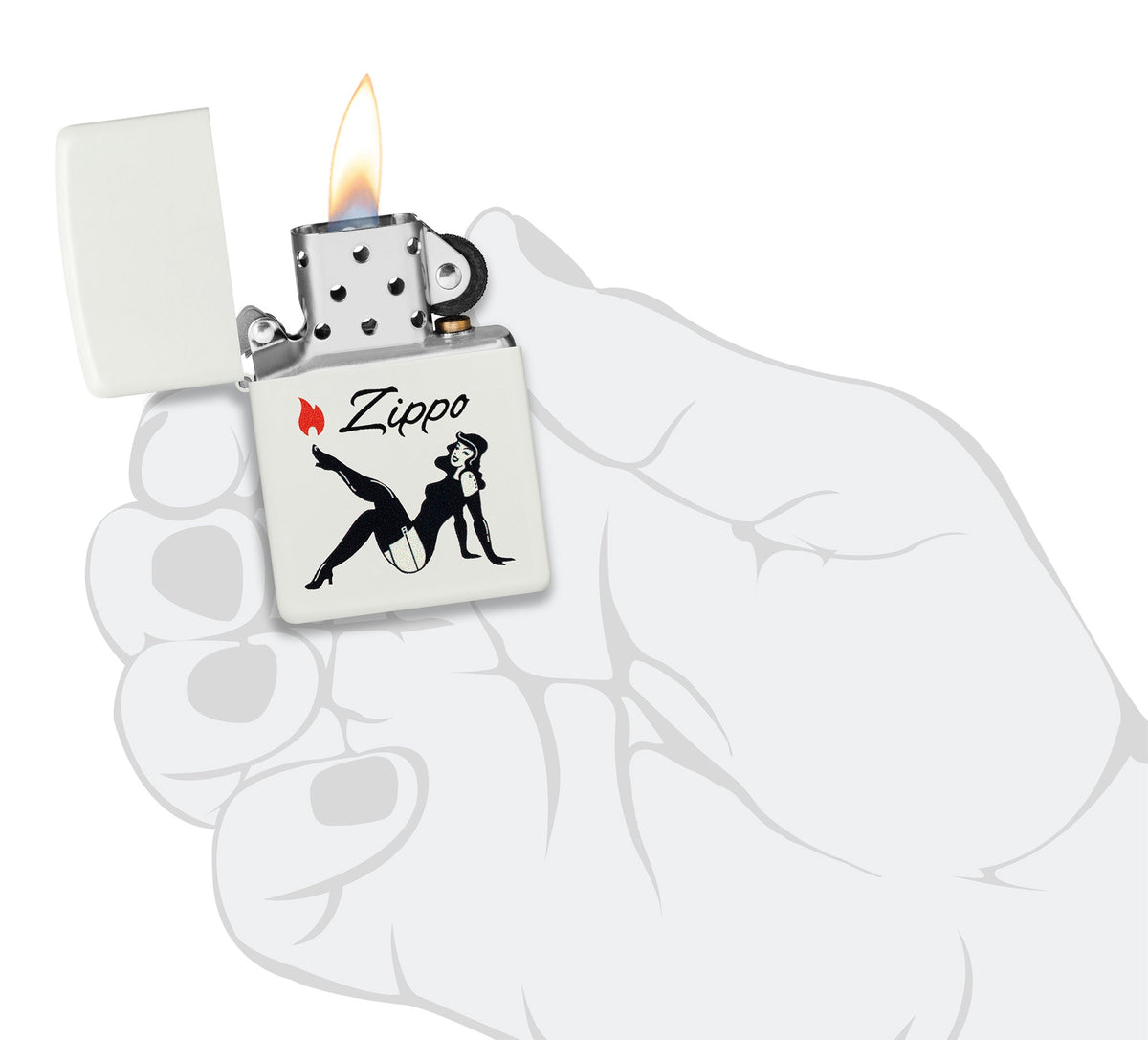 Dziewczyna Zippo