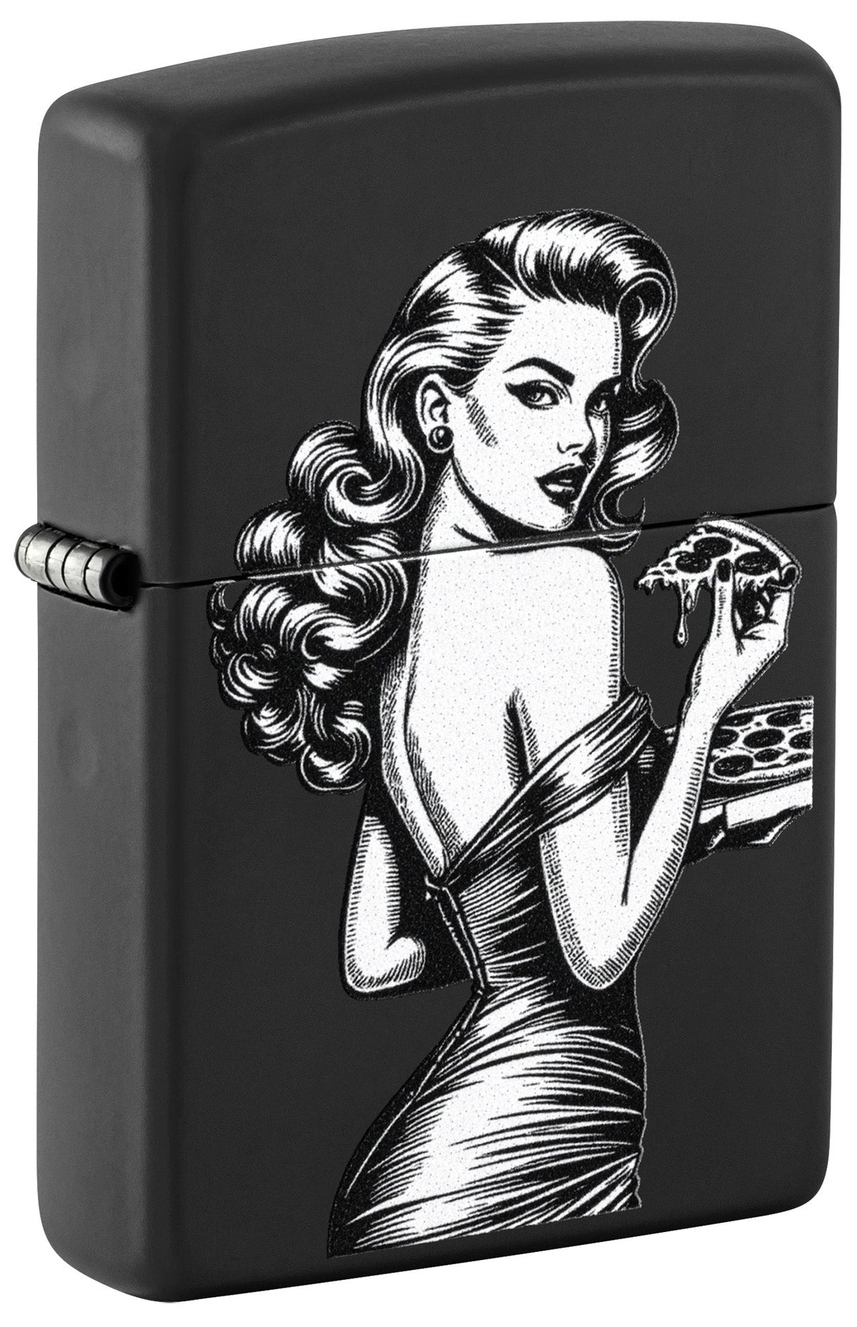 Pin-up z pizzą