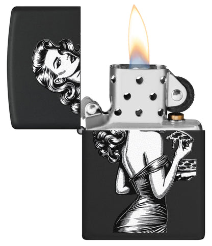 Pin-up z pizzą