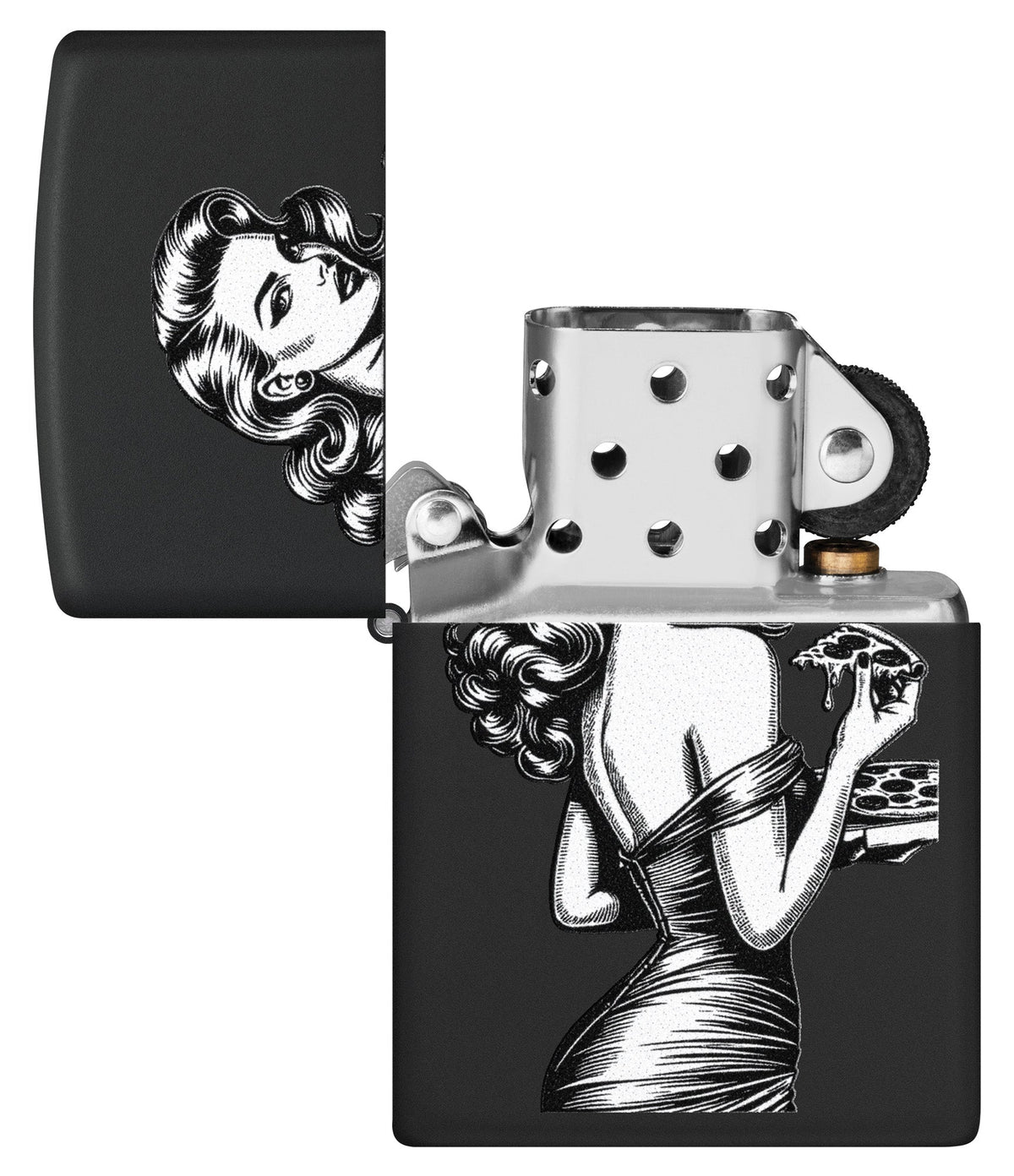 Pin-up z pizzą