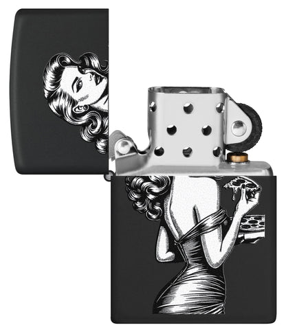 Pin-up z pizzą