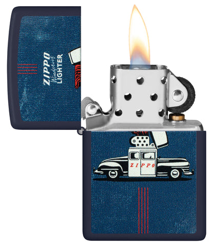 Wzór Vintage Zippo Car