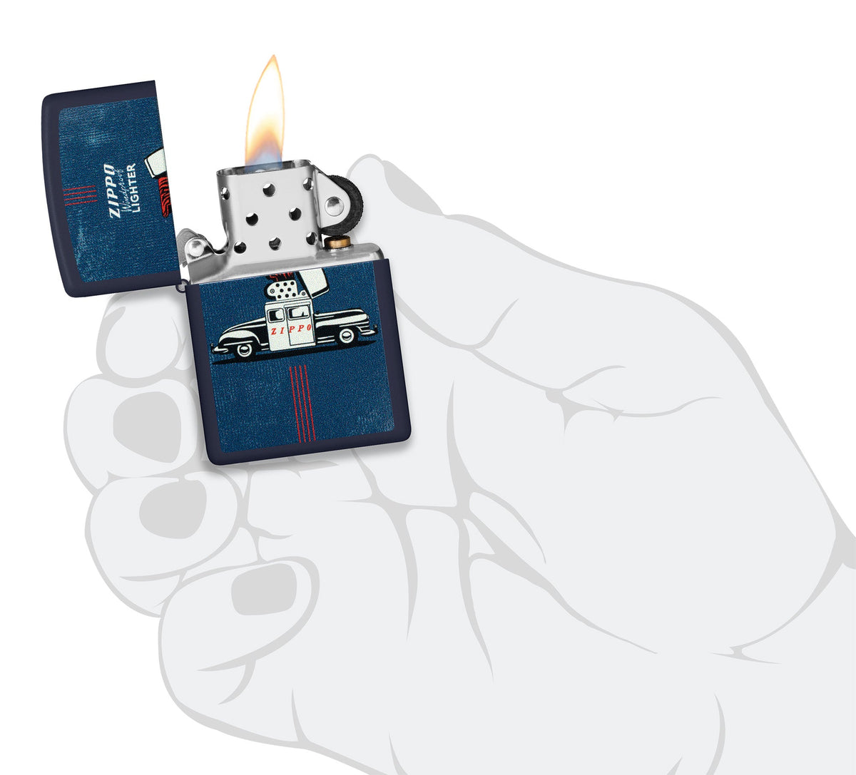 Wzór Vintage Zippo Car