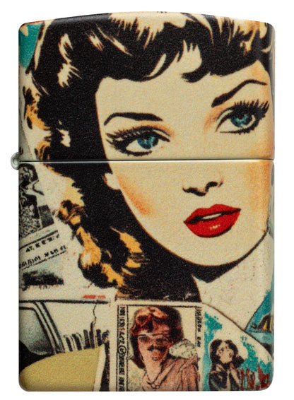 Wzór Vintage Collage