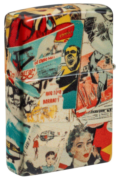 Wzór Vintage Collage