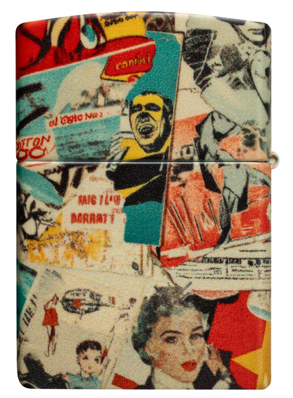 Wzór Vintage Collage