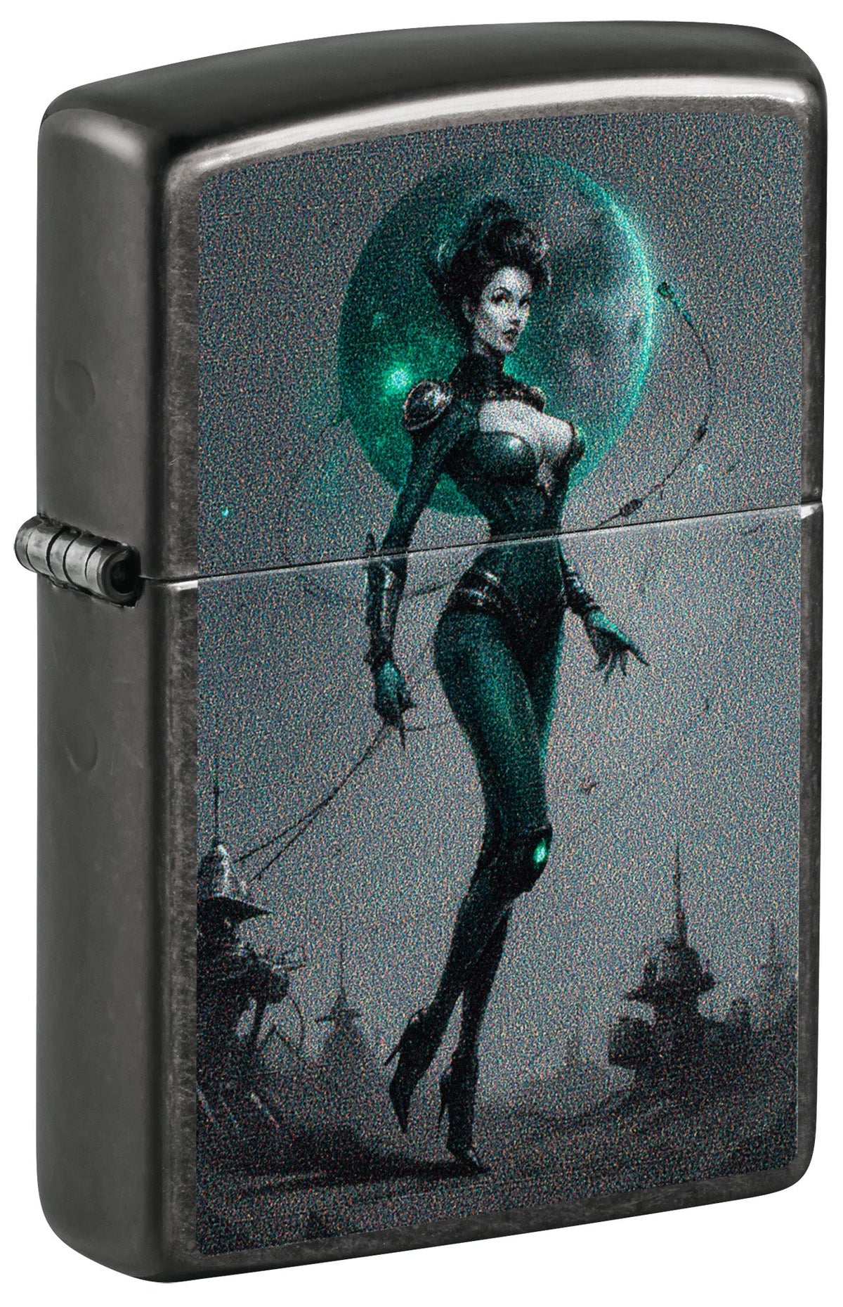 Wzór Sci-Fi Pinup