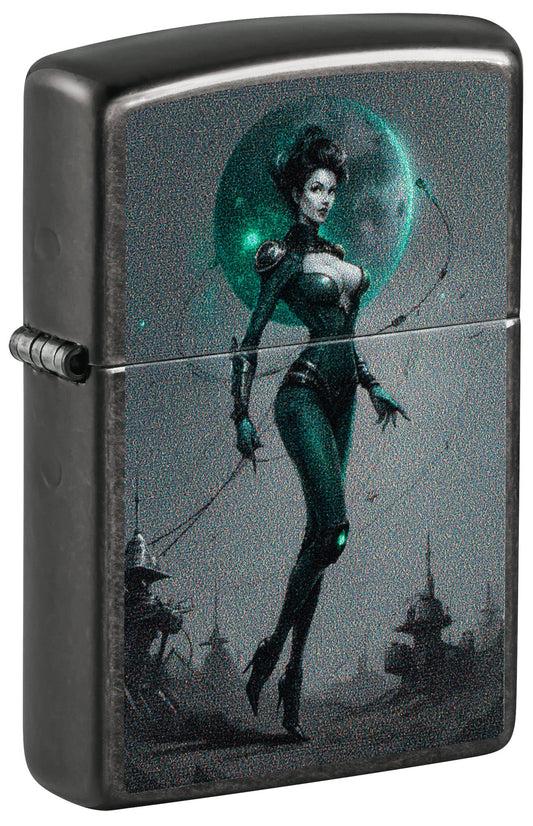Wzór Sci-Fi Pinup