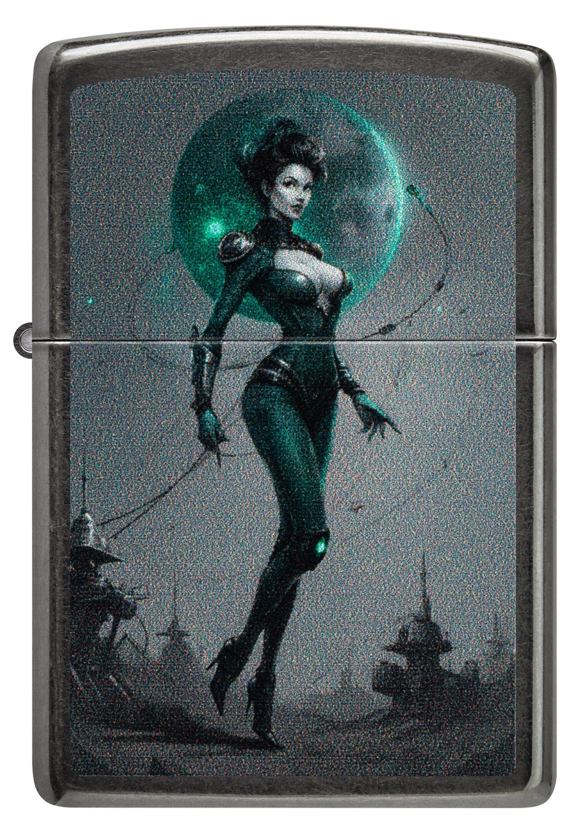 Wzór Sci-Fi Pinup