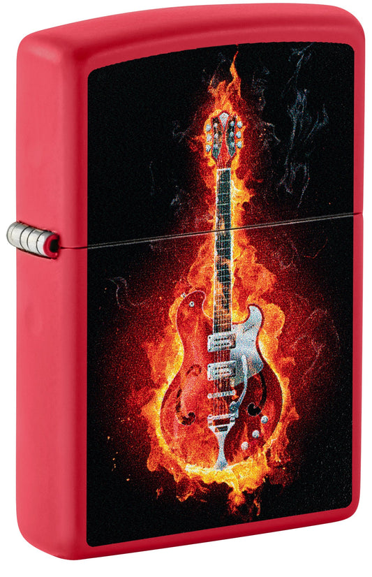 Wzór Flaming Guitar