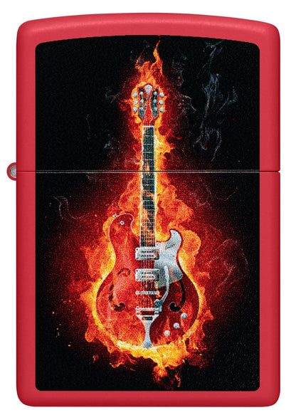 Wzór Flaming Guitar