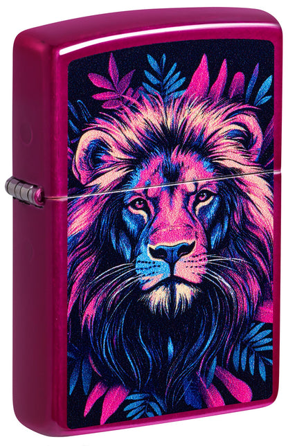 Wzór Multicolour Lion