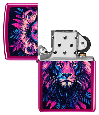 Wzór Multicolour Lion