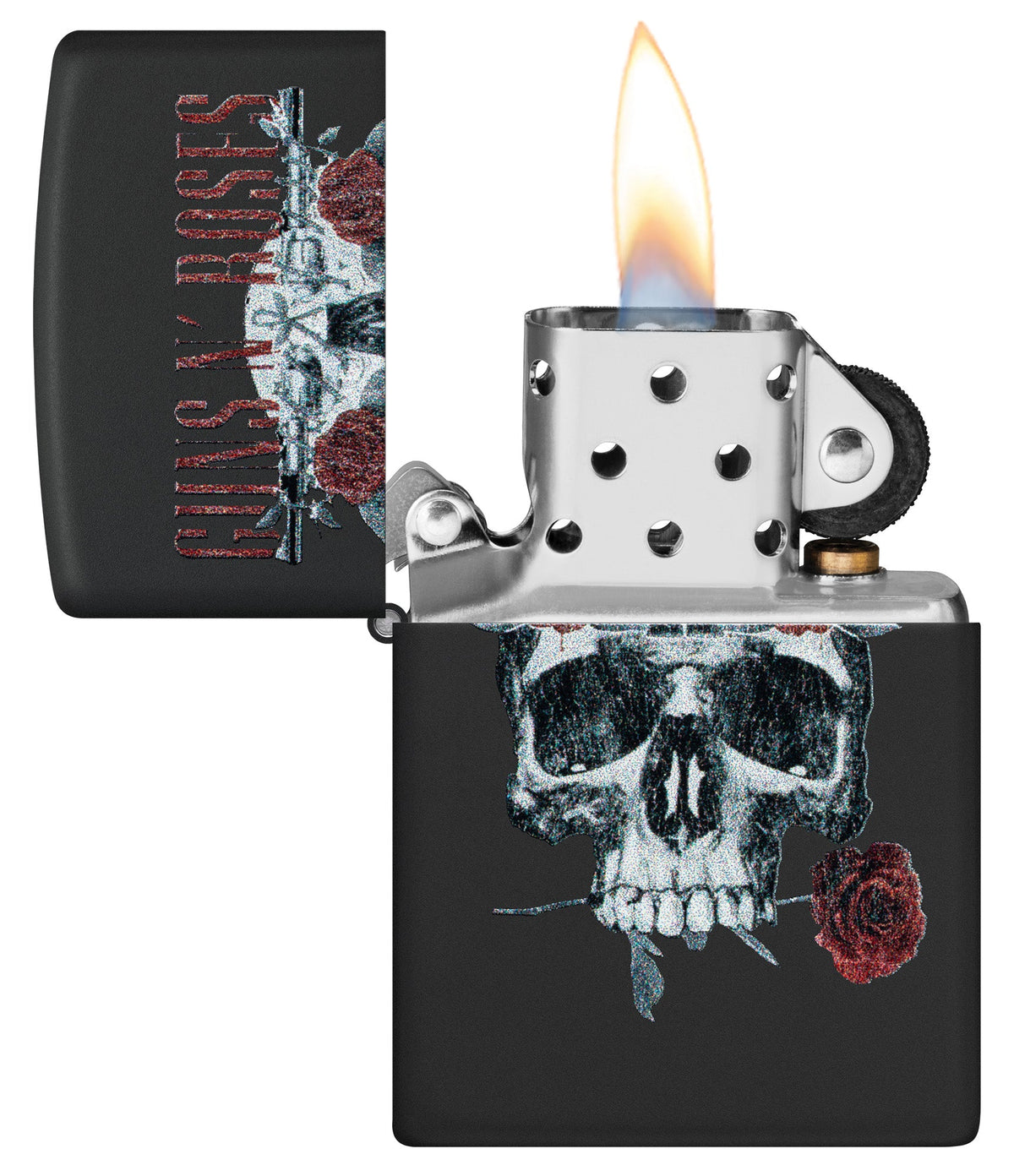 Wzór Guns N' Roses Flower Skull