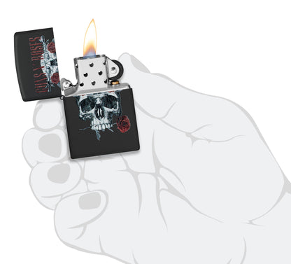 Wzór Guns N' Roses Flower Skull