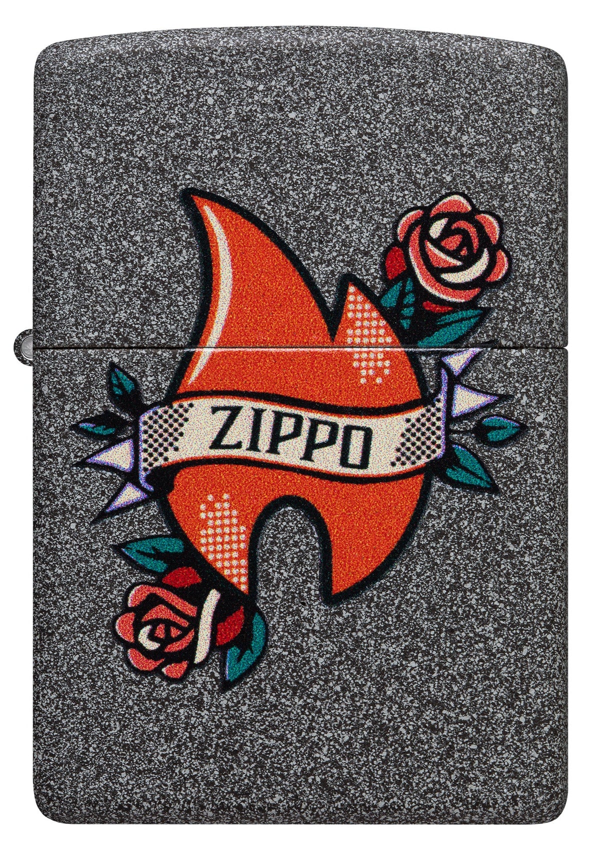 Wzór tatuażu płomienia Zippo