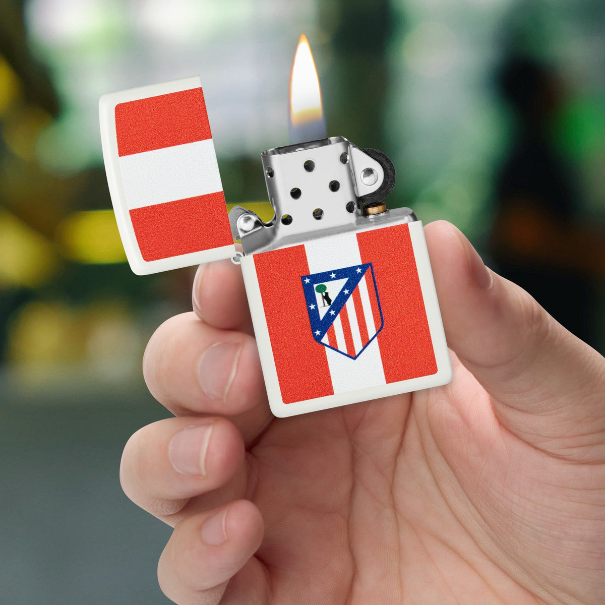 Wzór z logo Atlético de Madrid Stripes