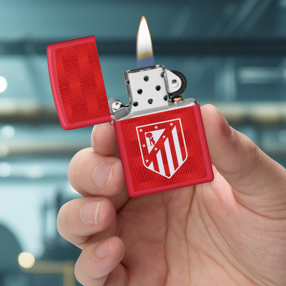 Wzór z logo Atlético de Madrid Checker