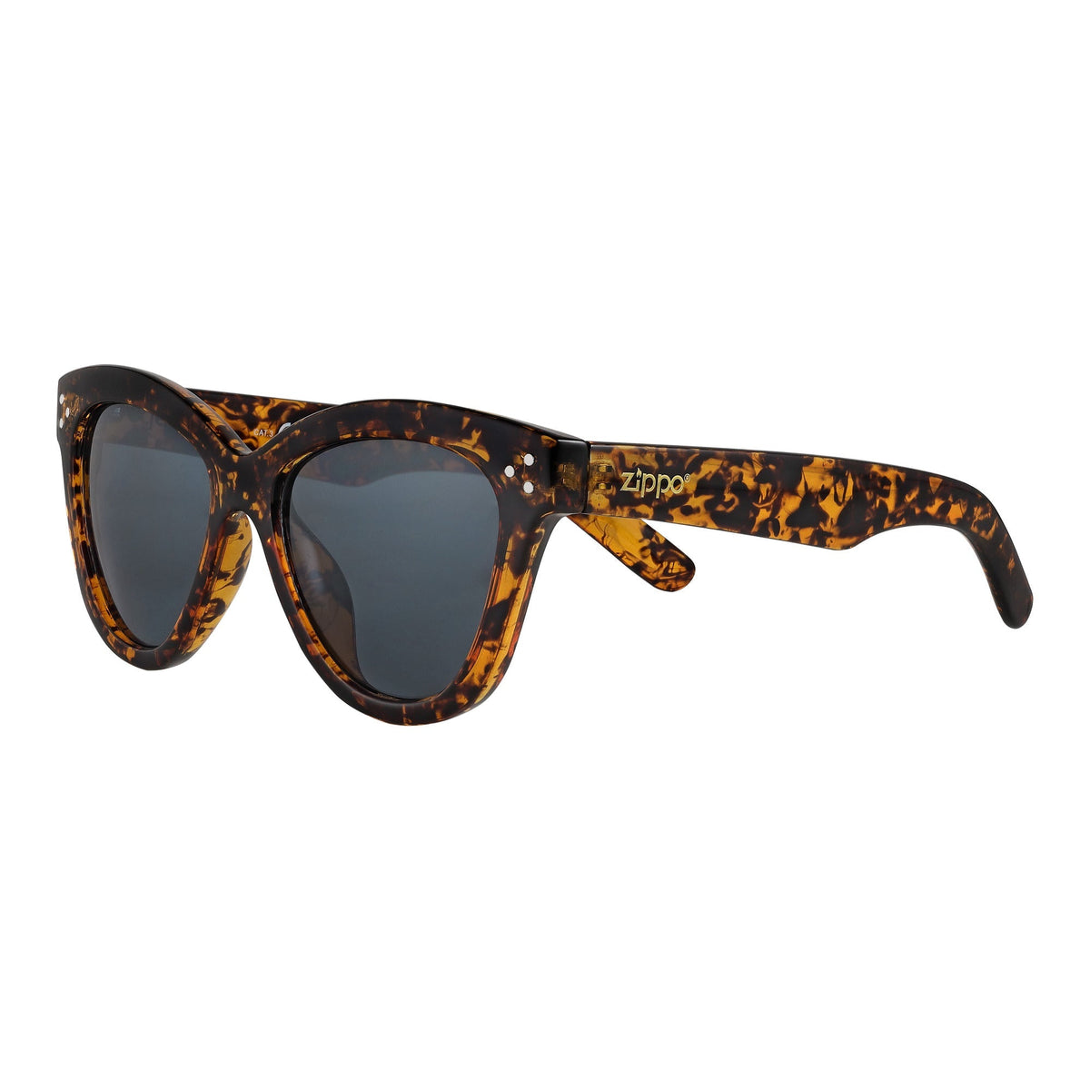 Widok z przodu Zippo Okulary przeciwsłoneczne Cat Eye Brown