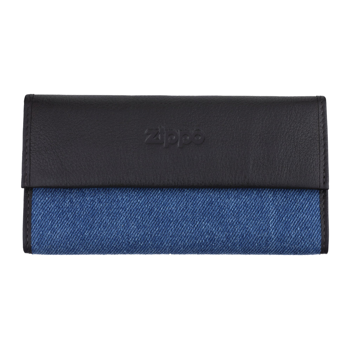 Widok z przodu saszetka na tytoń Zippo Jeans z zamkniętym logo