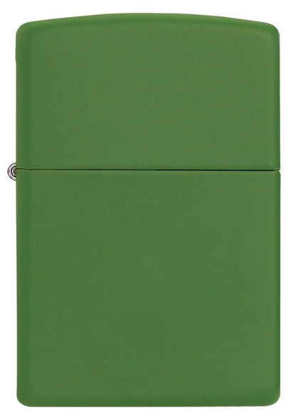 Widok z przodu zapalniczka Zippo Moss Green Matte model podstawowy
