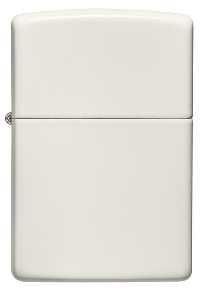Widok z przodu Zapalniczka Zippo Basic Model Glow In The Dark Matt White