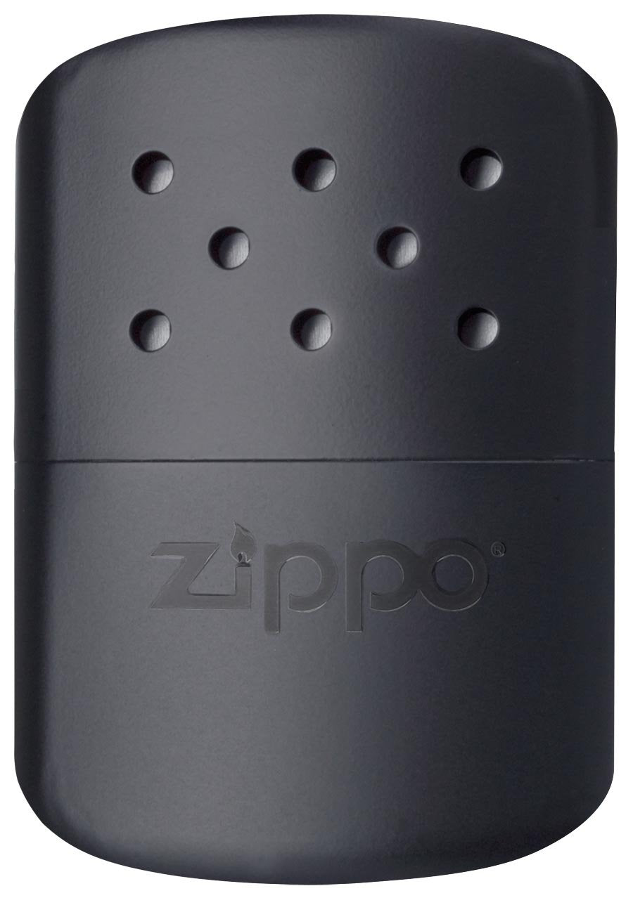 Widok z przodu ogrzewacz do rąk Zippo czarny